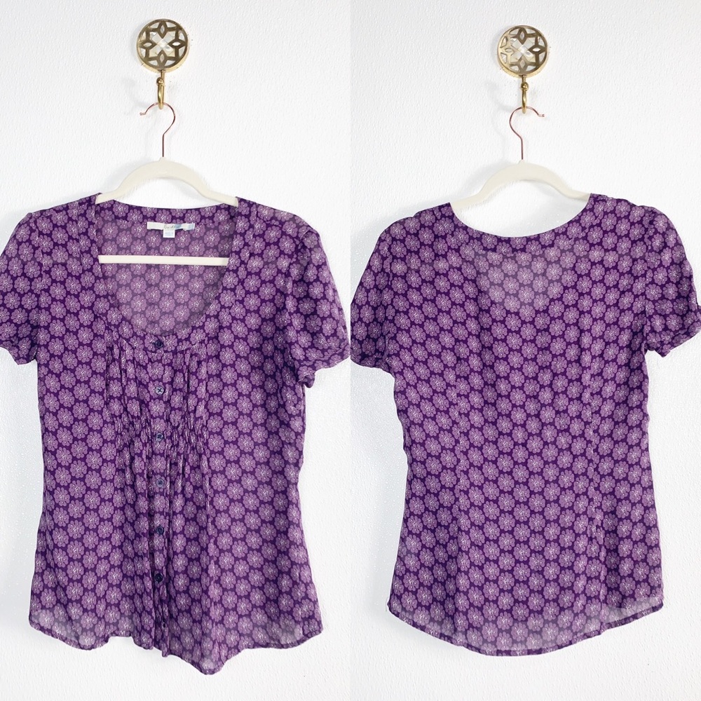 Boden Purple Blouse